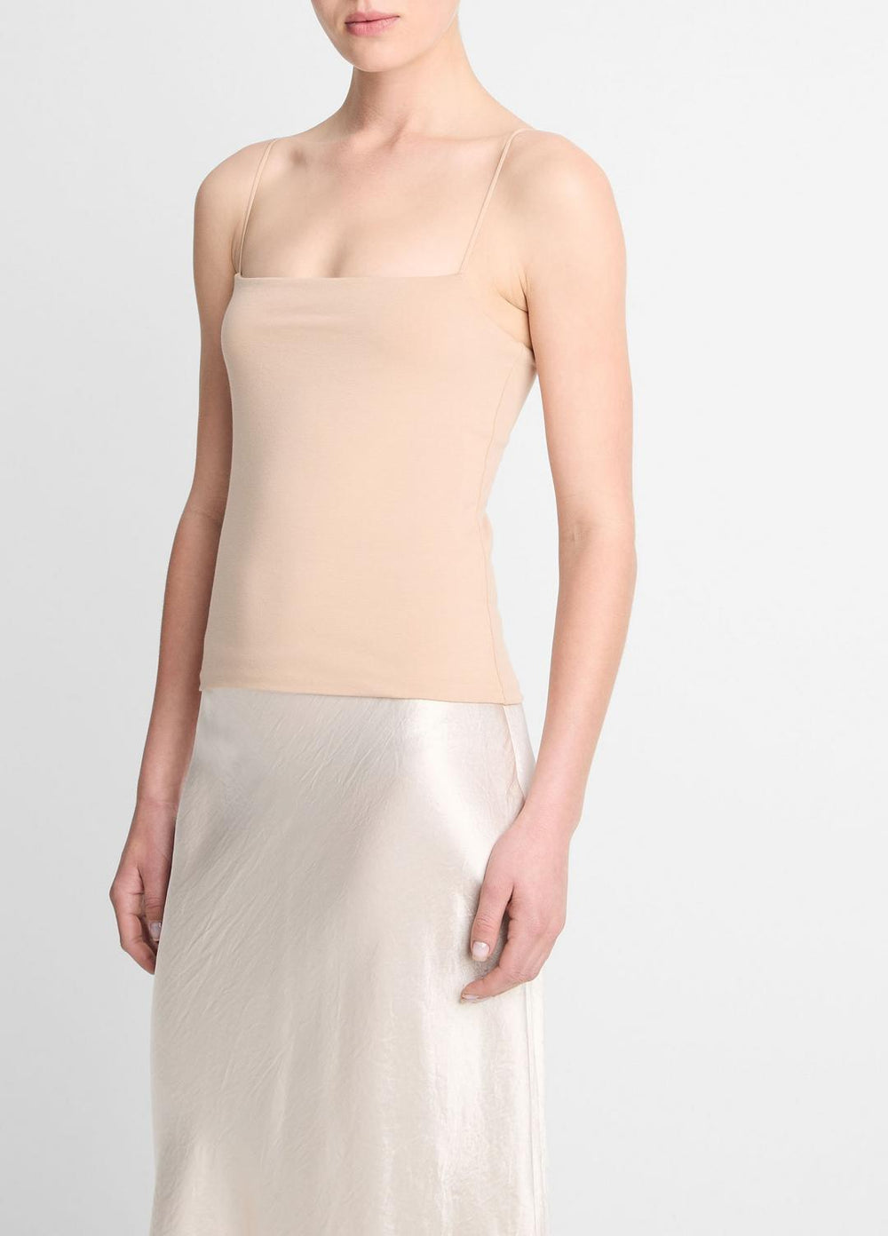 Pima Cotton Camisole in Tank Tops | VINCE Women