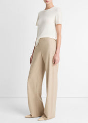 Italian Wool-Blend High-Waist Bias Pant in Trousers | VINCE Women