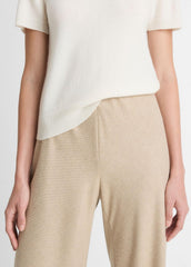Italian Wool-Blend High-Waist Bias Pant in Trousers | VINCE Women