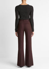 Sculptural Flare Trouser in Trousers | VINCE Women