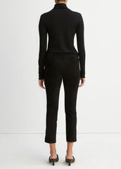 Stretch Suede Split Hem Crop Legging in Leggings | VINCE Women
