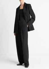 High-Waist Pleated Trouser in Trousers | VINCE Women
