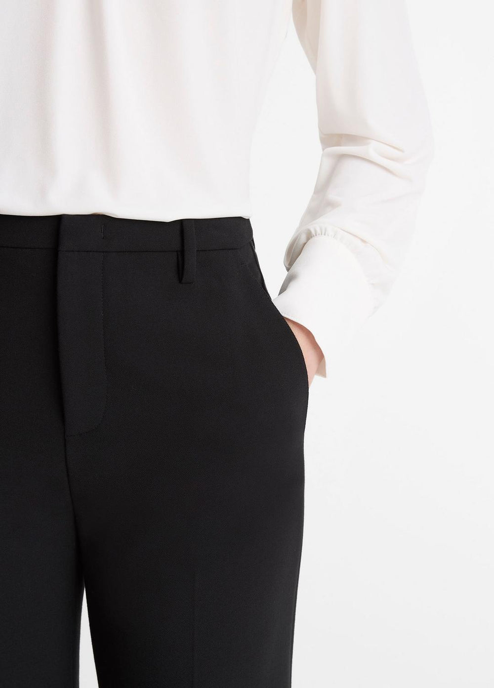 Mid-Rise Tailored Flare Pant in Trousers | VINCE Women