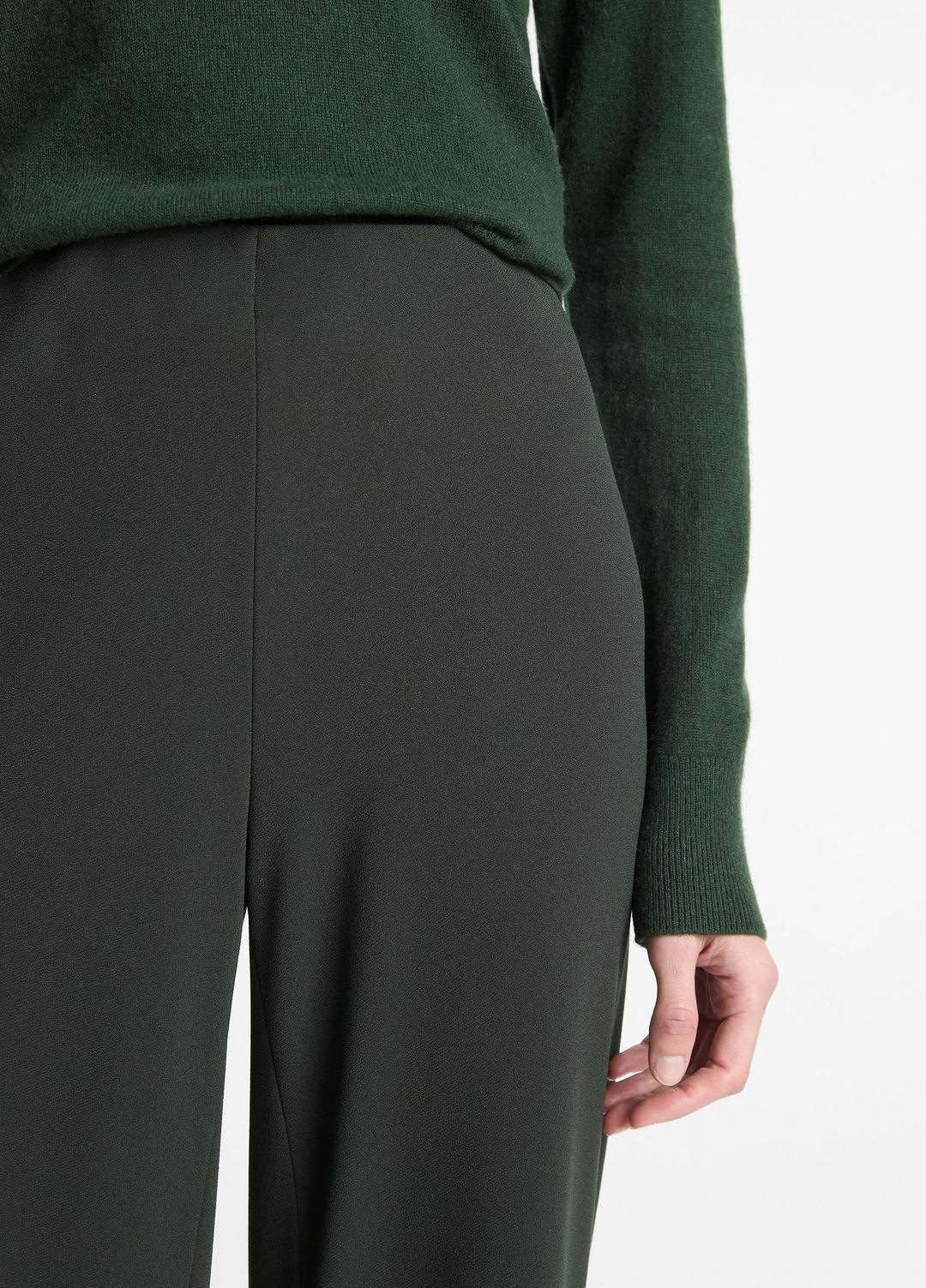 Colette High-Rise Crepe Bias Pant in Trousers | VINCE Women