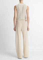 Colette High-Rise Crepe Bias Pant in Trousers | VINCE Women