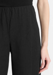 Cotton-Blend High-Waist Bias Pant in Trousers | VINCE Women