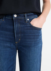 Citizens of Humanity Lyra Wide-Leg Crop Clean-Hem Jean in Denim | VINCE Women