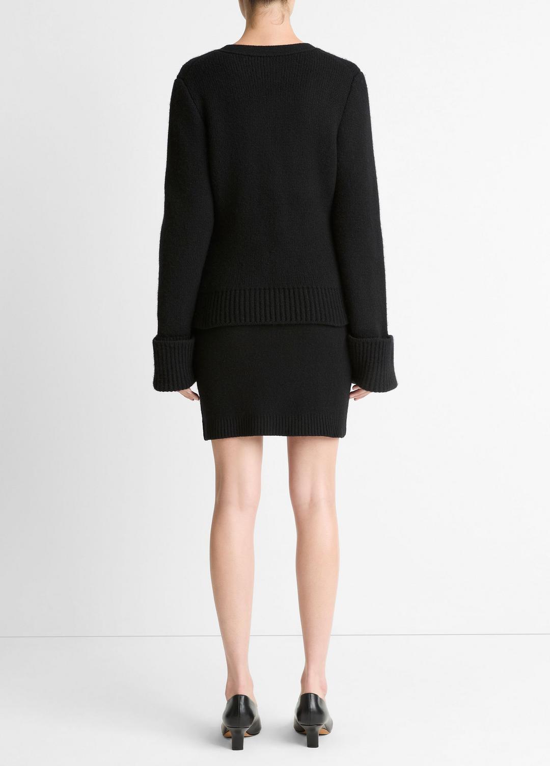 Double-Face Wool & Cashmere-Blend Mini Skirt in Skirts | VINCE Women