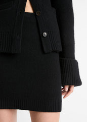 Double-Face Wool & Cashmere-Blend Mini Skirt in Skirts | VINCE Women