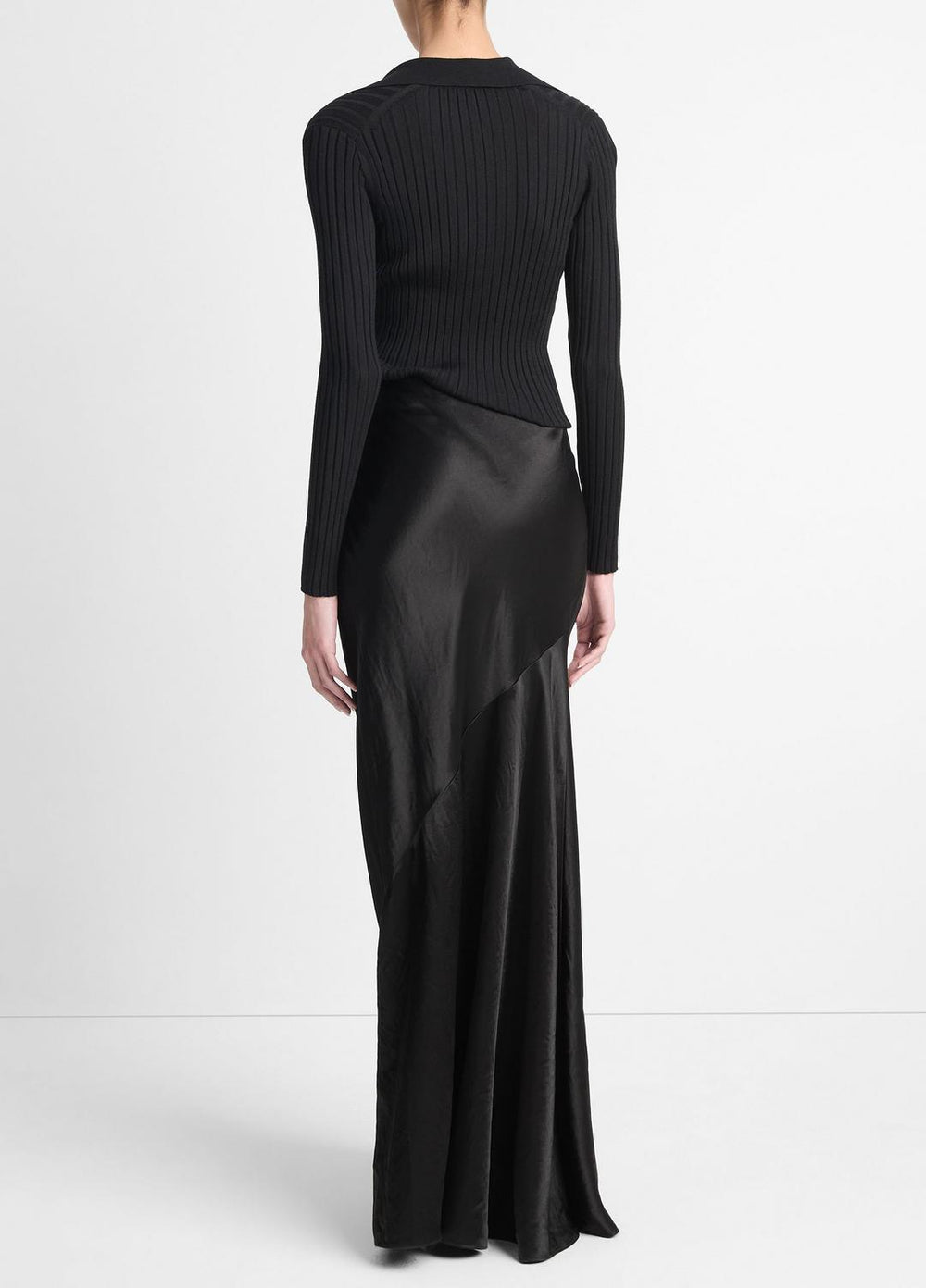 Satin Maxi Skirt in Skirts | VINCE Women