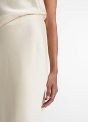 Satin Bias Column Skirt in Skirts | VINCE Women