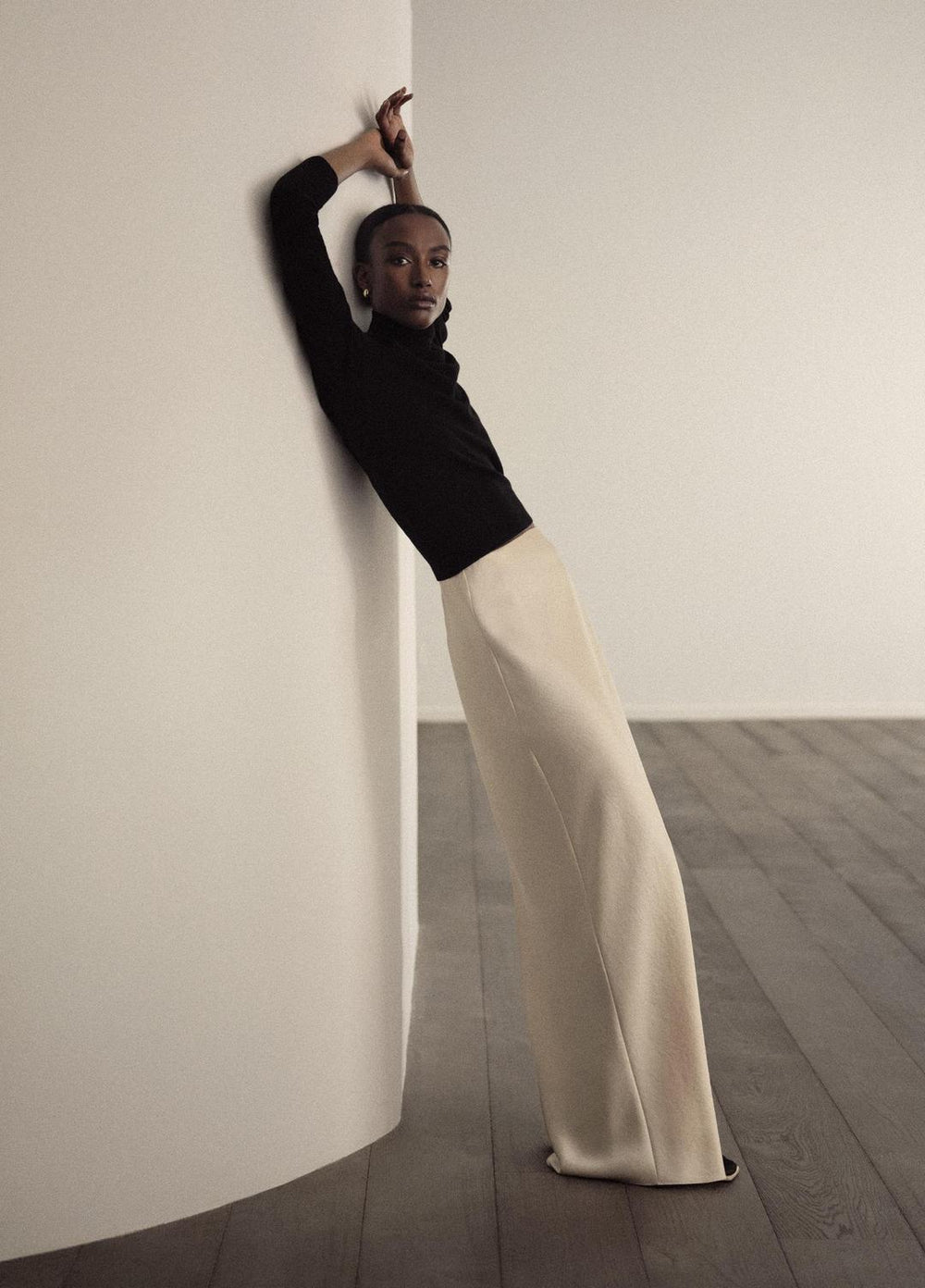 Satin Bias Column Skirt in Skirts | VINCE Women