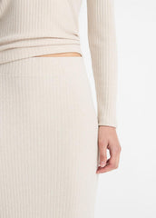 Cozy Rib Midi Skirt in Skirts | VINCE Women