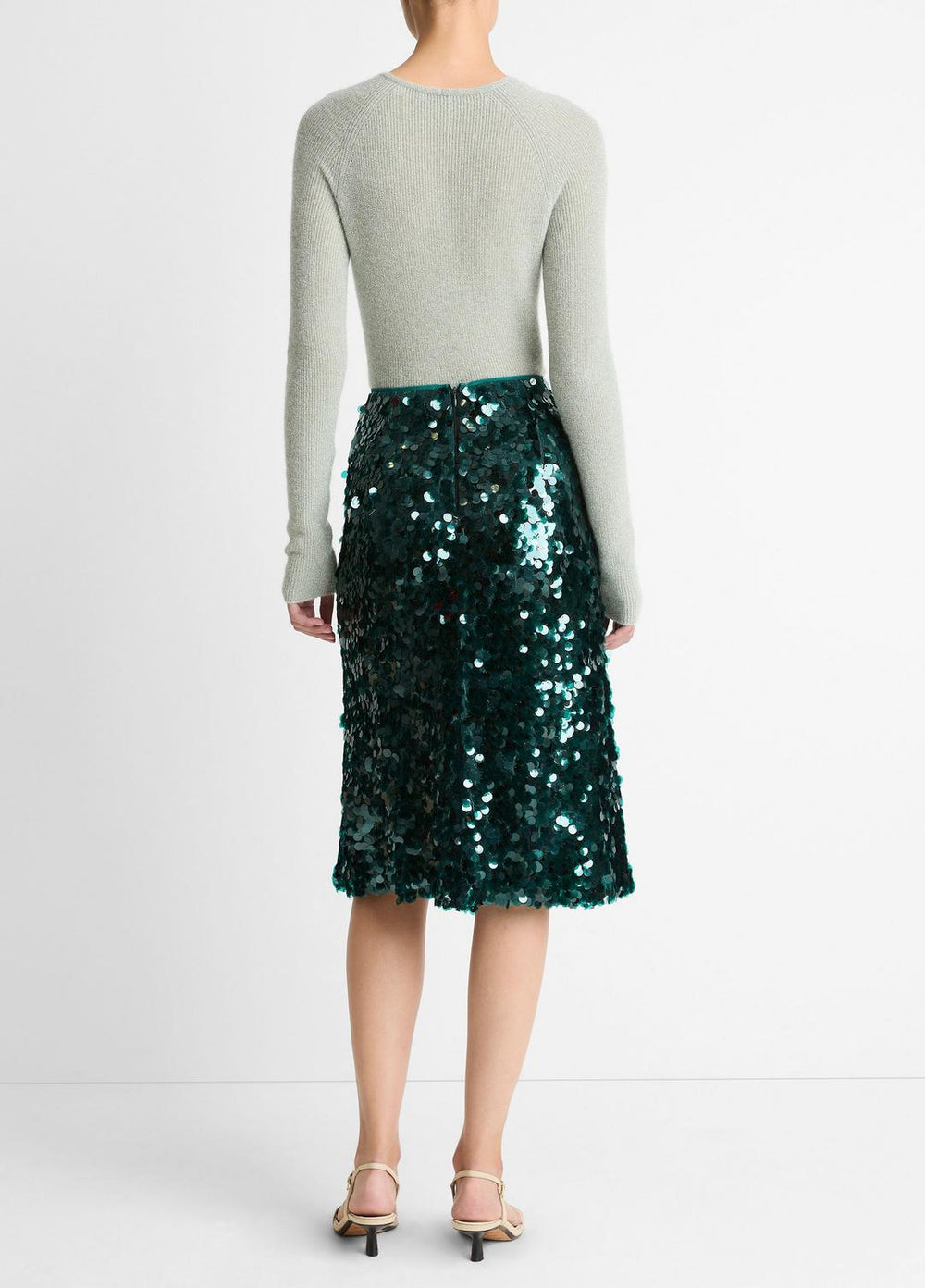 Paillette Bias Skirt in Skirts | VINCE Women