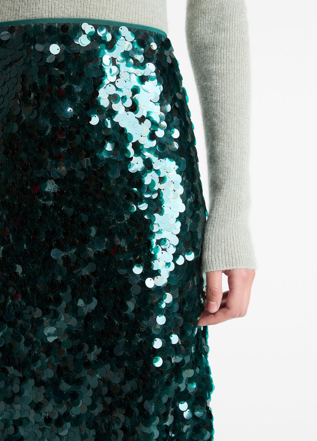 Paillette Bias Skirt in Skirts | VINCE Women