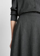 Italian Jaspe Full Skirt in Skirts | VINCE Women