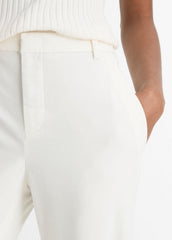 Italian Stretch-Cotton Chino Short in Shorts | VINCE Women