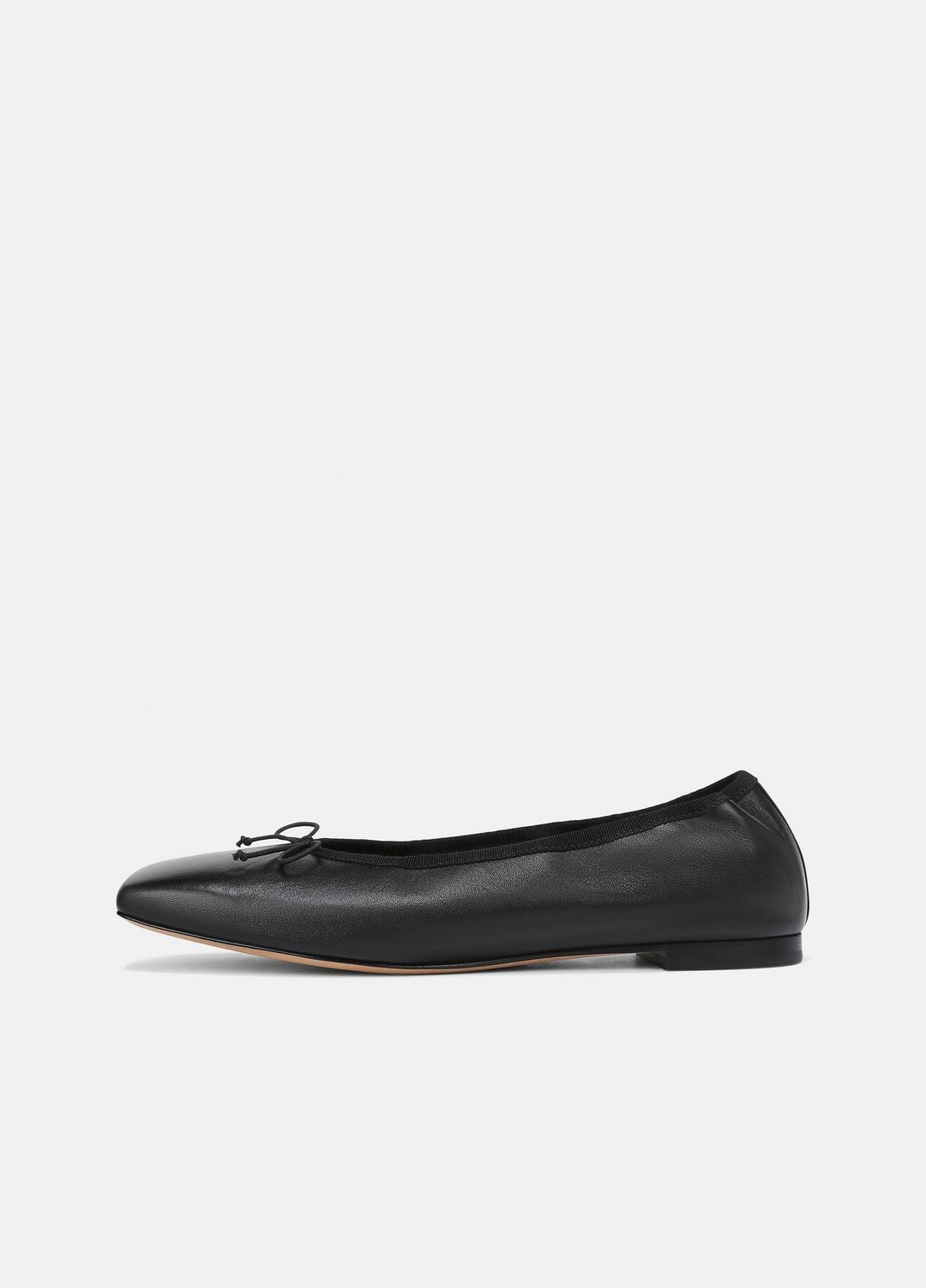 Darla Leather Ballet Flat in Loafers & Flats | VINCE Women