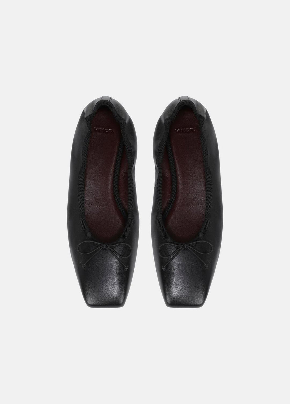 Darla Leather Ballet Flat in Loafers & Flats | VINCE Women