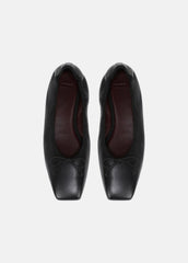Darla Leather Ballet Flat in Loafers & Flats | VINCE Women