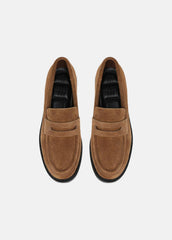 Siena Suede Lug-Sole Loafer in Loafers & Flats | VINCE Women