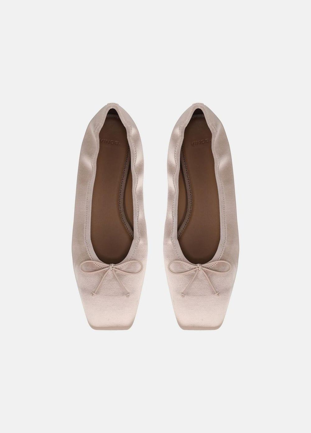 Darla Satin Ballet Flat in Loafers & Flats | VINCE Women