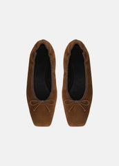 Darla Suede Ballet Flat in Loafers & Flats | VINCE Women