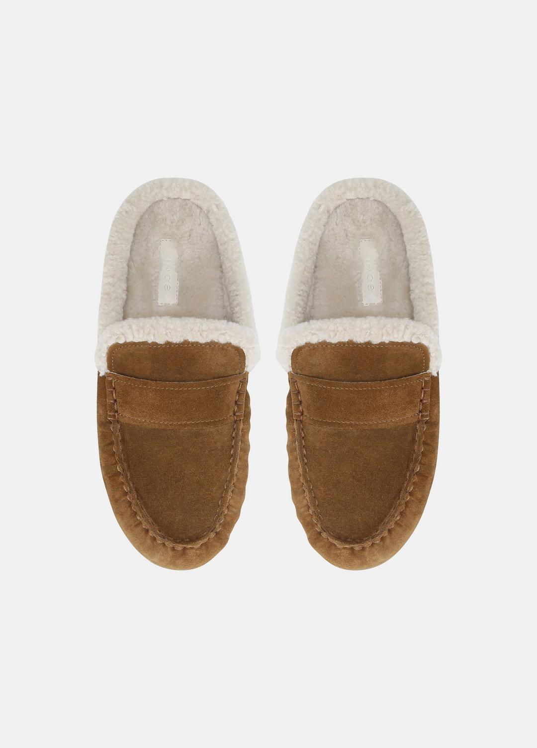 Berkley Shearling Driving Mule in Loafers & Flats | VINCE Women