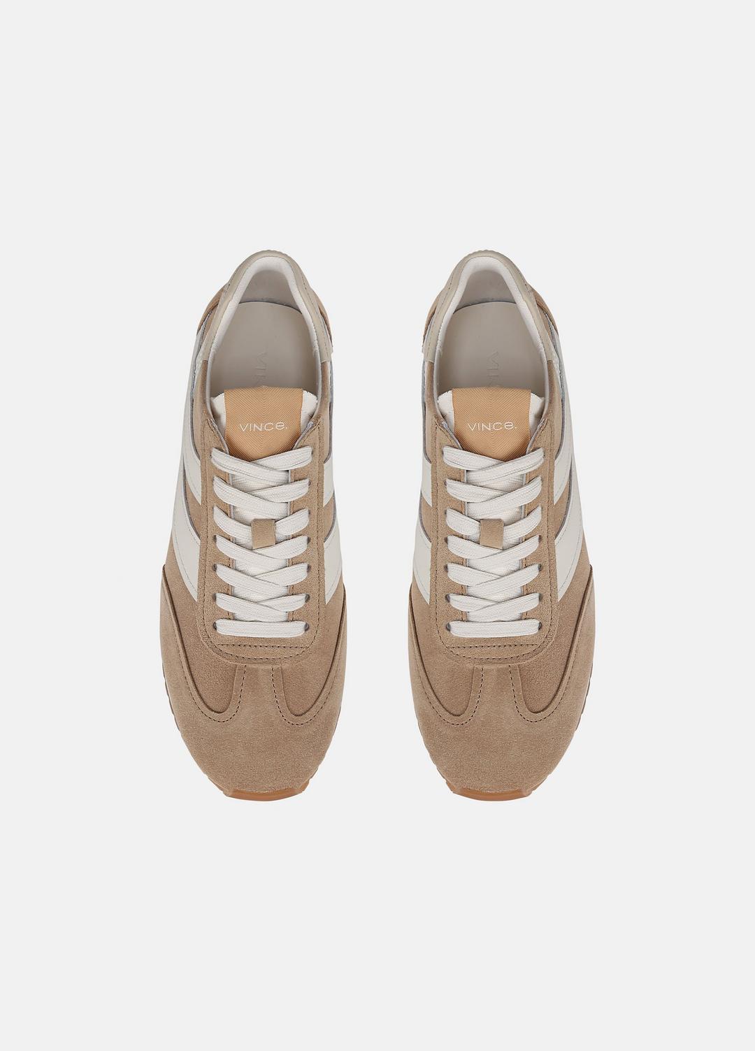 Oasis Suede and Leather Runner Sneaker in Sneakers | VINCE Women