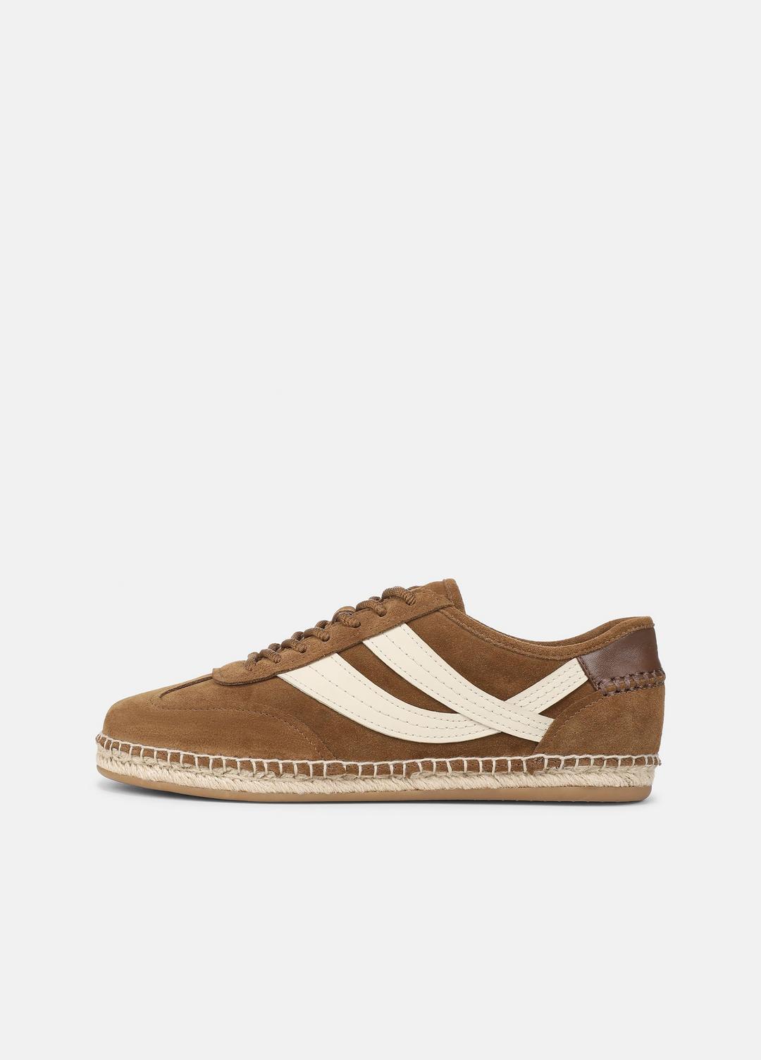 Oasis Suede & Leather Espadrille Sneaker in Sneakers | VINCE Women