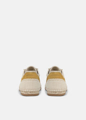 Oasis Linen & Leather Espadrille Sneaker in Sneakers | VINCE Women