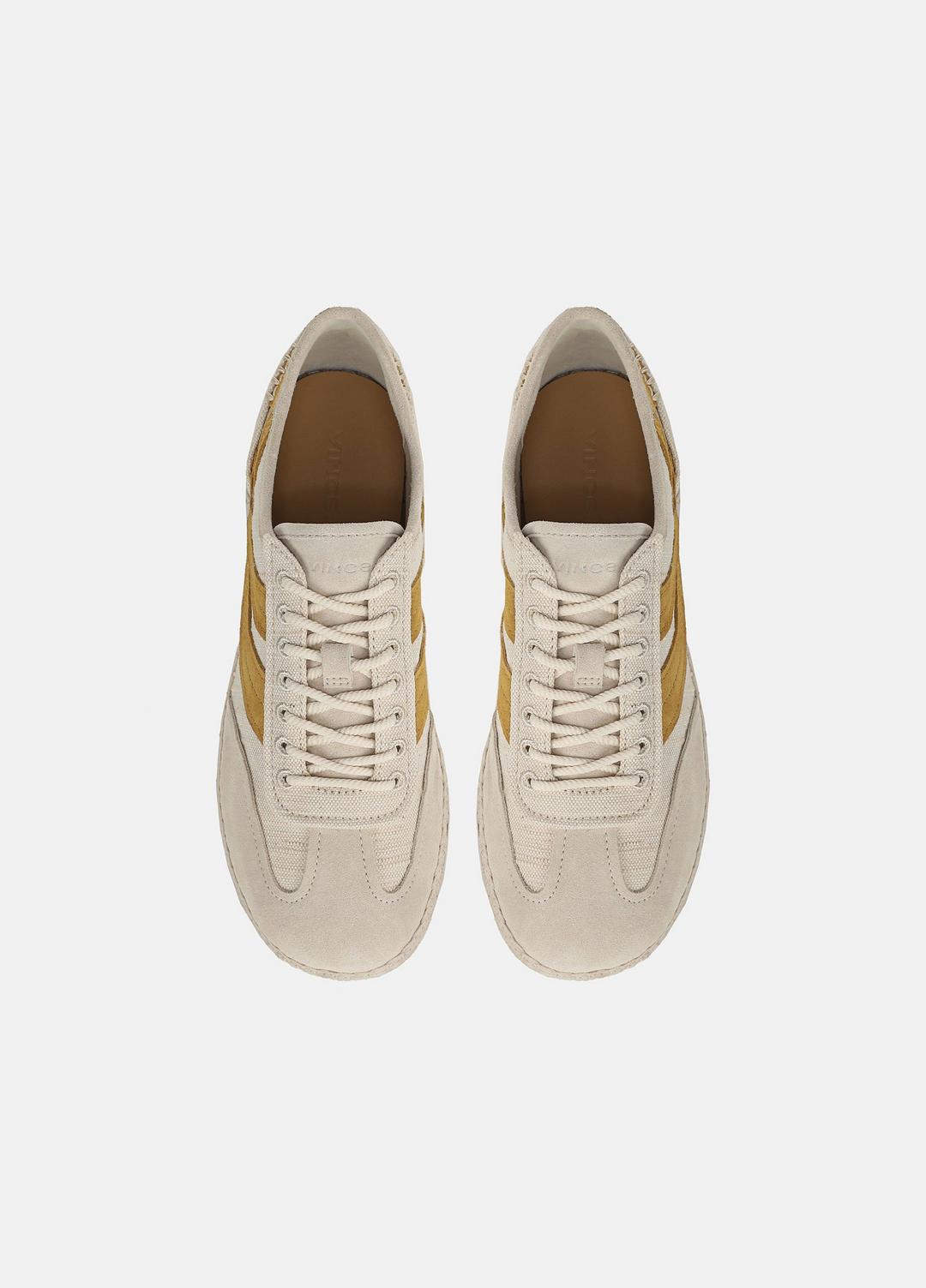Oasis Linen & Leather Espadrille Sneaker in Sneakers | VINCE Women