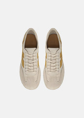 Oasis Linen & Leather Espadrille Sneaker in Sneakers | VINCE Women