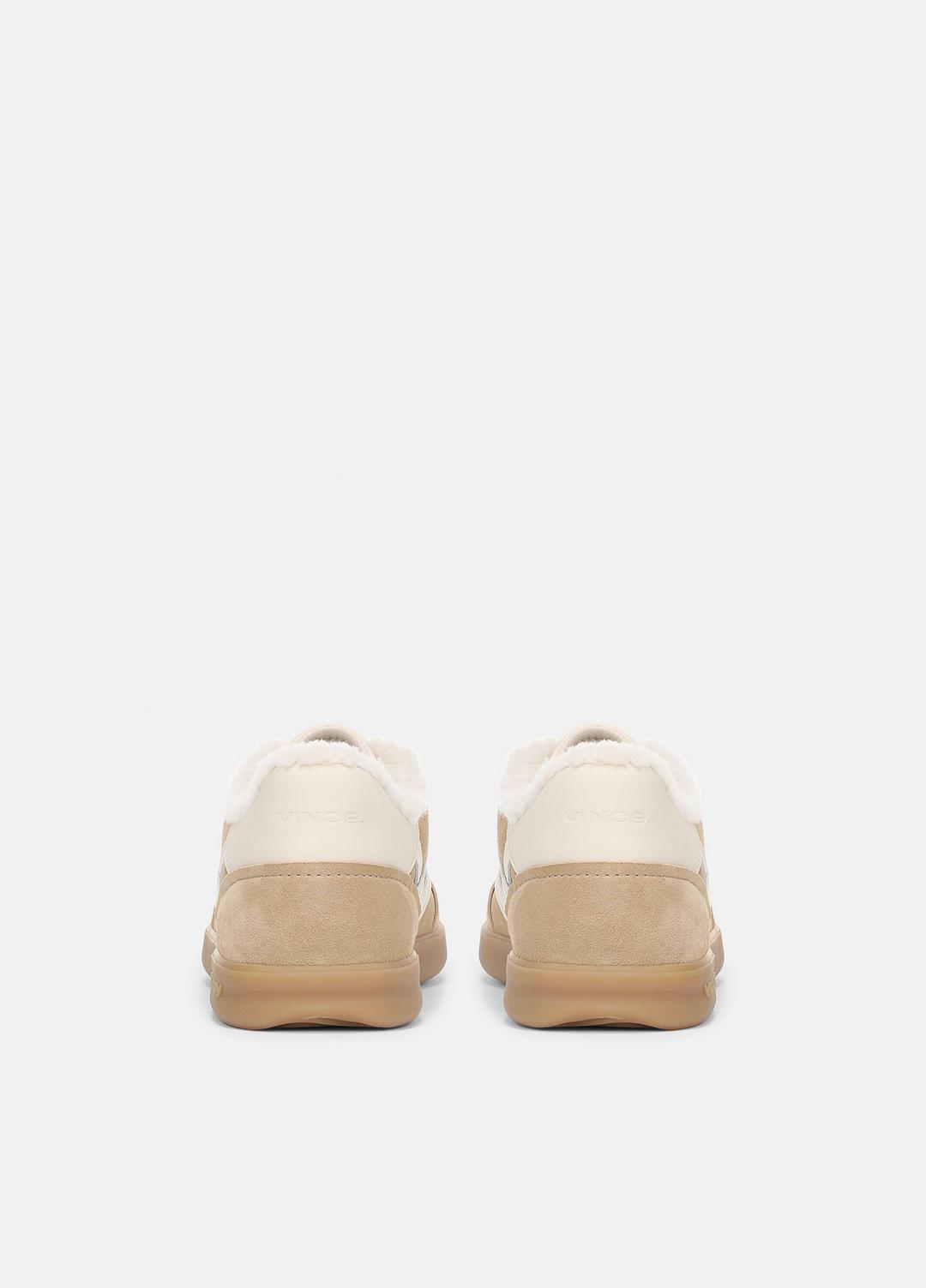 Oasis Suede & Shearling Sneaker in Sneakers | VINCE Women