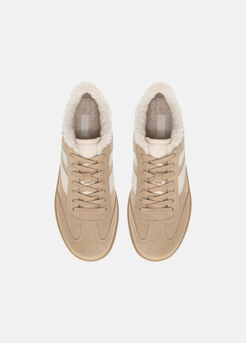 Oasis Suede & Shearling Sneaker in Sneakers | VINCE Women