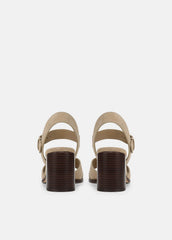 Salma Suede Heeled Sandal in Heels | VINCE Women
