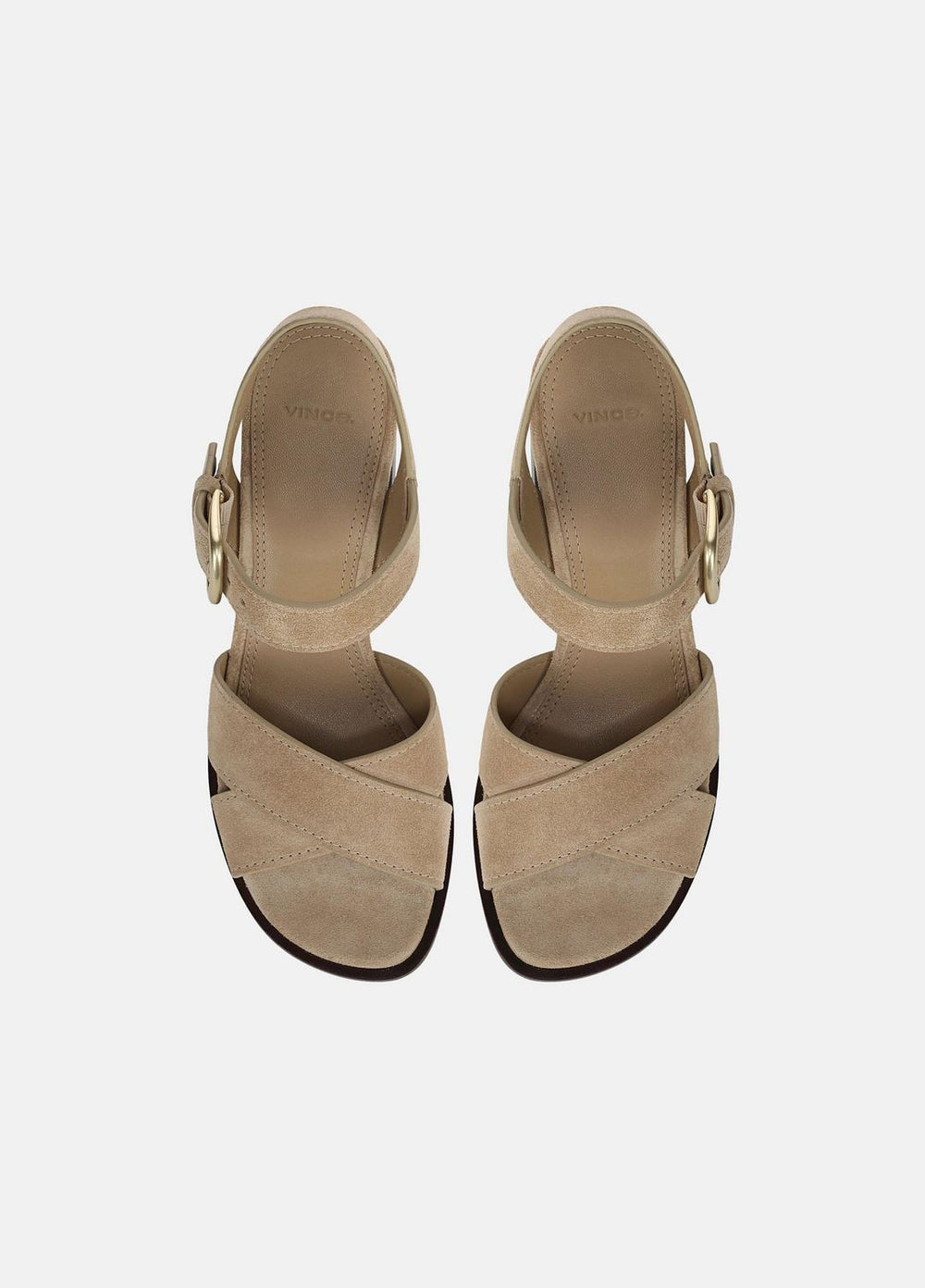 Salma Suede Heeled Sandal in Heels | VINCE Women
