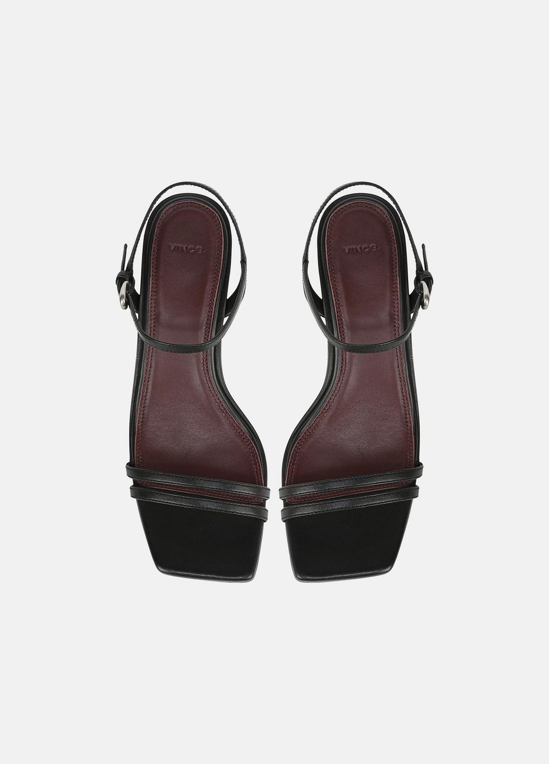 Tilda Leather Heeled Sandal in Heels | VINCE Women