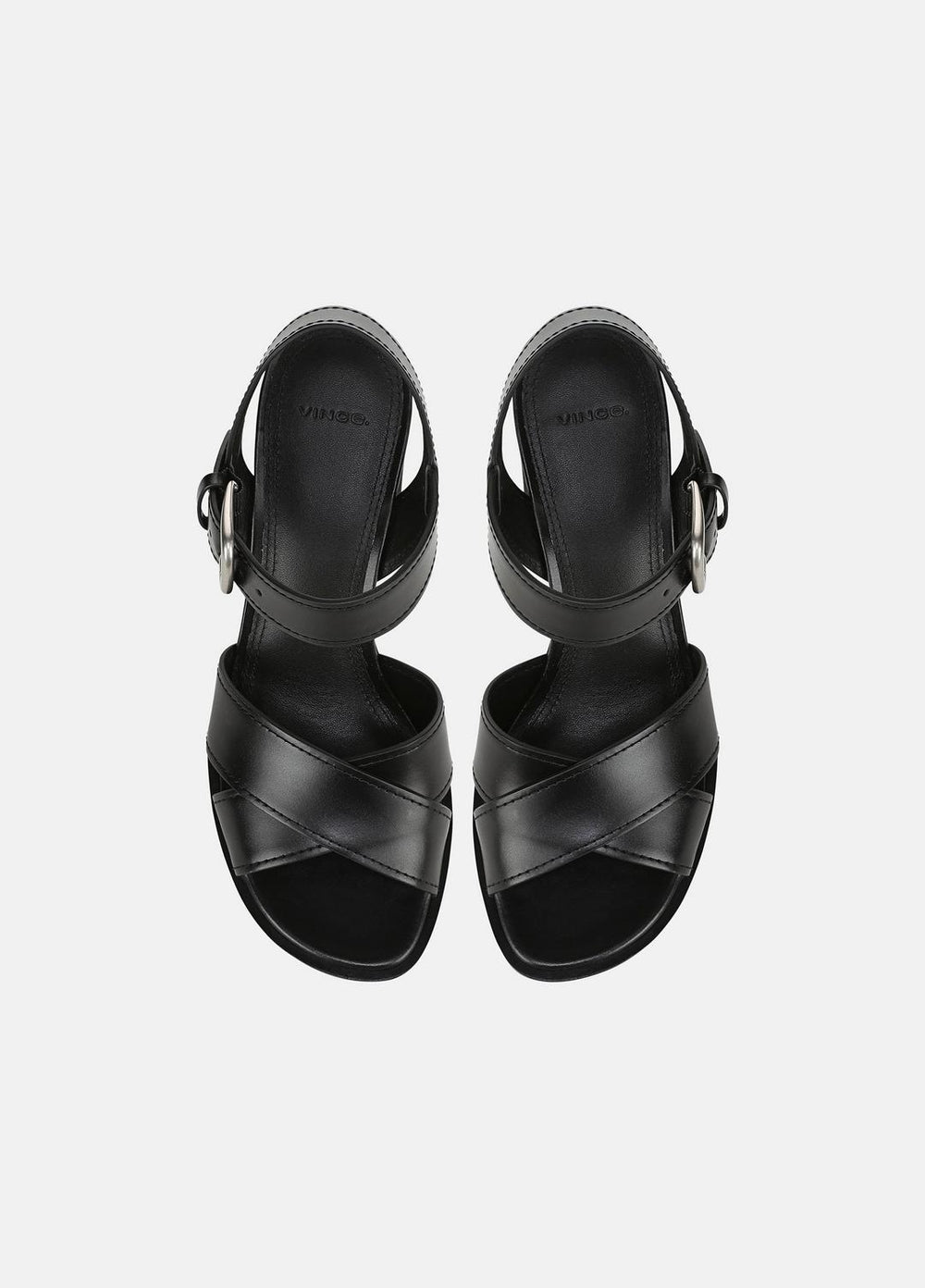 Salma Leather Heeled Sandal in Heels | VINCE Women