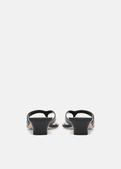 San Juan Leather Heeled Thong Sandal in Heels | VINCE Women