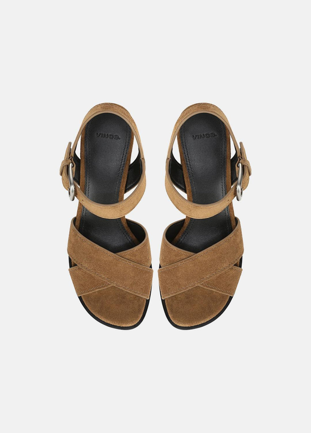 Salma Suede Heeled Sandal in Heels | VINCE Women
