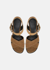 Salma Suede Heeled Sandal in Heels | VINCE Women