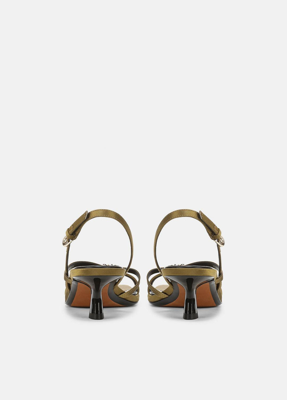 Tali Satin Slingback Sandal in Heels | VINCE Women