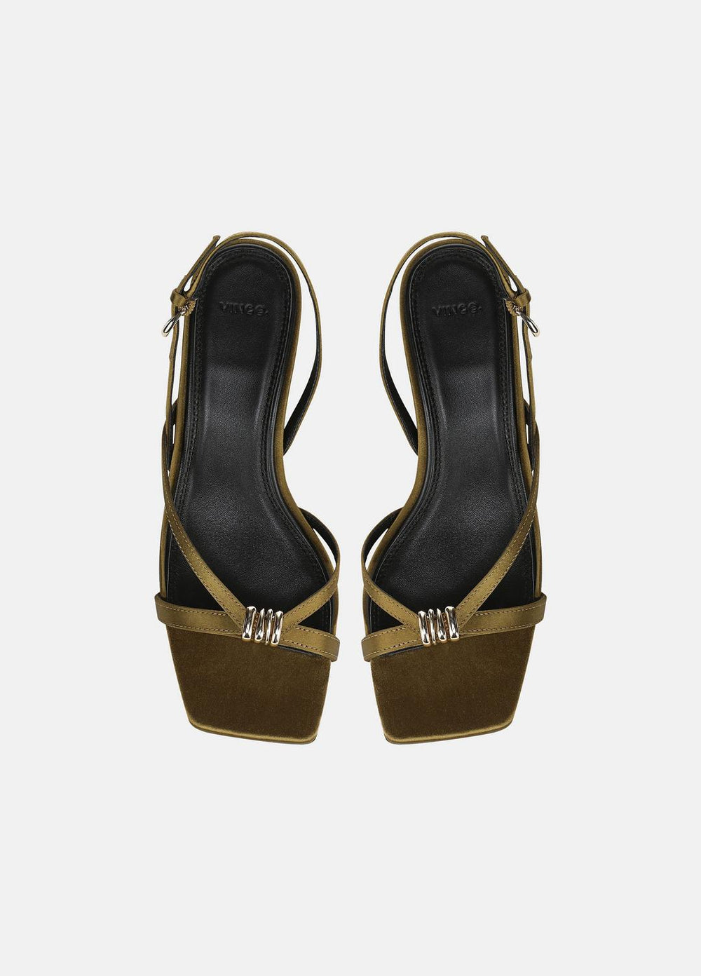 Tali Satin Slingback Sandal in Heels | VINCE Women