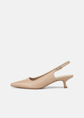 Sabra Leather Slingback Heel in Heels | VINCE Women