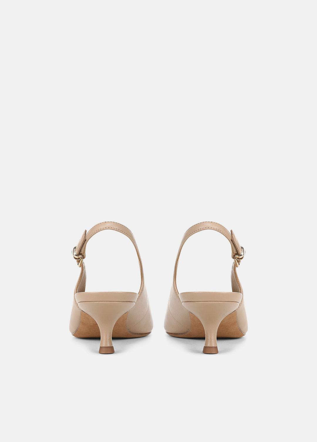 Sabra Leather Slingback Heel in Heels | VINCE Women