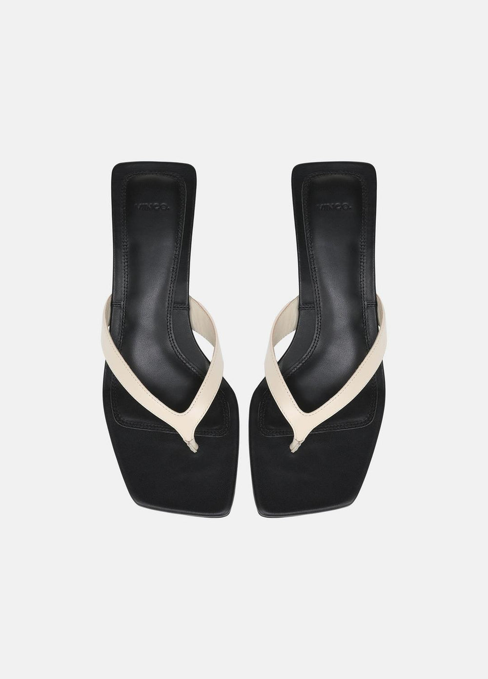 San Juan Leather Heeled Thong Sandal in Heels | VINCE Women