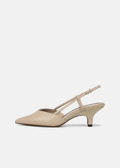 Levvy Leather Slingback Heel in Heels | VINCE Women