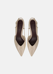 Levvy Leather Slingback Heel in Heels | VINCE Women