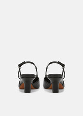 Levvy Leather Slingback Heel in Heels | VINCE Women